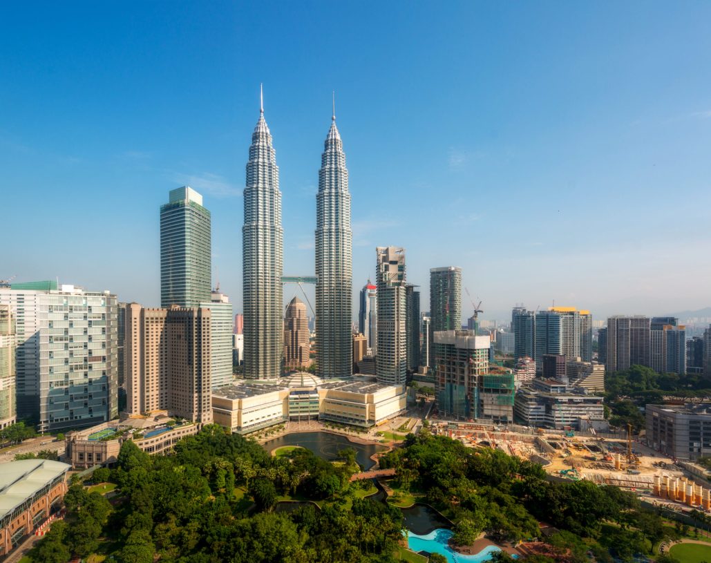 Kuala lumpur skyline in the morning, Malaysia, Kuala lumpur is capital city of Malaysia